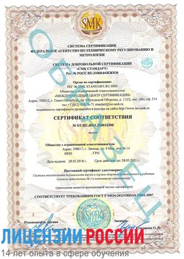 Образец сертификата соответствия Аша Сертификат OHSAS 18001